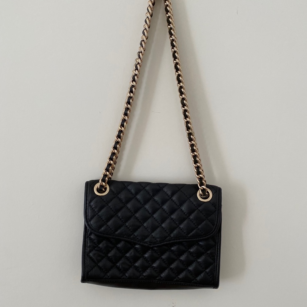 Rebecca Minkoff Quilted Black Chain Bag